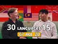 How this 20 year-old POLYGLOT learned 15 languages in 7 years