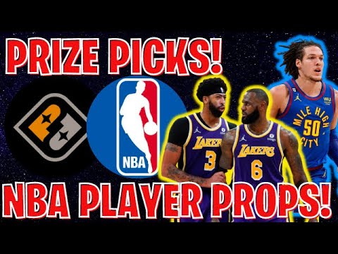 NBA PRIZE PICKS PLAYER PROPS NBA WCF GAME 2 LAKERS VS NUGGETS! 5/18 ...