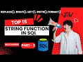 Master SQL String Functions | REPLACE, LEFT, RIGHT, CHARINDEX | | Part - 2| SQL for Beginners