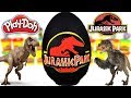 Huevo Sorpresa Gigante de DINOSAURIOS Jurassic Park de Plastilina Play doh en Español