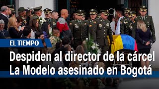 Así despiden al coronel (r) Élmer Fernández, director de cárcel La Modelo asesinado en Bogotá