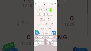 cryptogram: word logic puzzles (code 1492) level 10