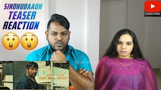 Sindhubaadh Teaser Reaction | Malaysian Indian Couple | Vijay Sethupathi | Anjali | Yuvan Music