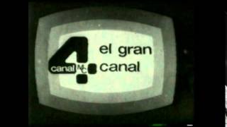 Característica de canal 4 Monte Carlo tv de Montevideo en 1973