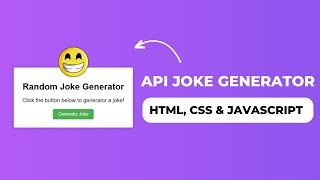 HTML API Joke Generator