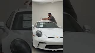 ASMR Unwrapping a $75000000000 #Porsche 911 GT3 Touring. #Shorts #ASMR #