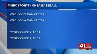 More GHSA Baseball Playoff Scores