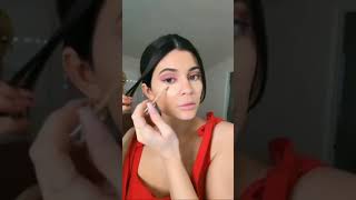 Kylie Jenner's Valentine's makeup tutorial.