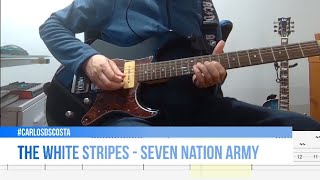 The White Stripes - Seven Nation Army ( easy solo w\tabs )