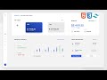 Credit \ Debit Card Transaction App |  UI Design to HTML, CSS Using Tailwind CSS