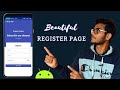 Android studio tutorial - Email password authentication firebase android