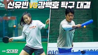 Can Shin Yu-bin (a.k.a Ms. Peep) receive a ball batted in full swing?