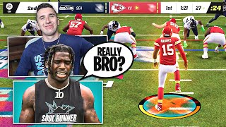 I used the Chiefs against Tyreek Hill in madden, it got ugly...