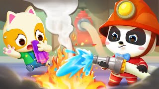 Fire Safety Song | Firefighter, Fire Truck for Kids | Nursery Rhymes | Kids Songs | BabyBus