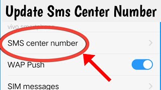 How To Update SMS Center Number In Android