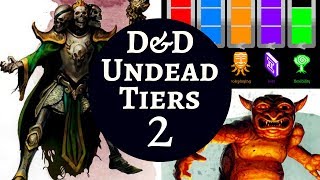 D&D MONSTER RANKINGS - UNDEAD (pt. 2)