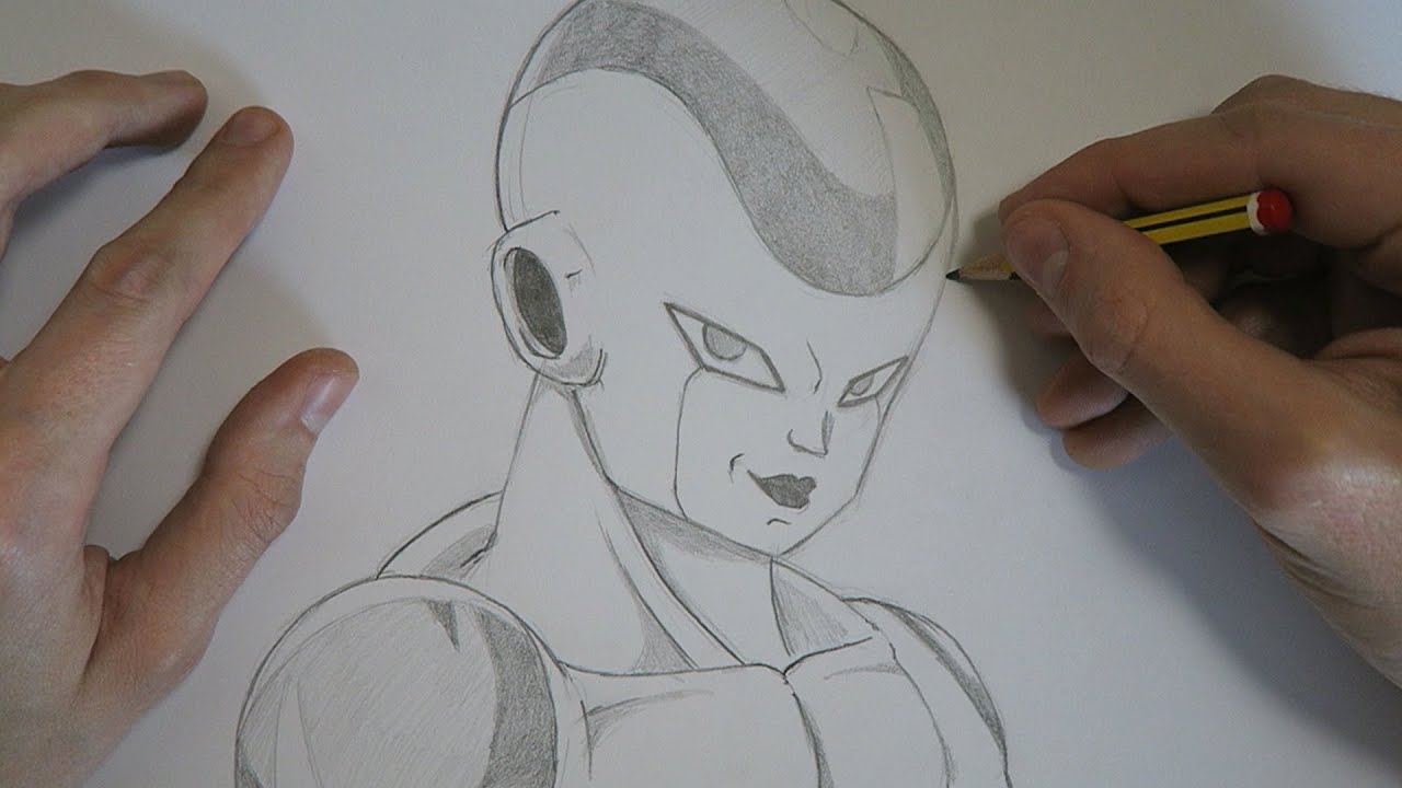 How To Draw Frieza Step By Step Pencil Drawing Tutorial | Dragon Ball Z ...