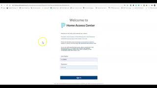Using HAC Home Access Center