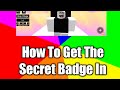 How To Get Secret Badge In Troll Obby | :)