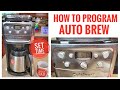 How To Set Auto Brew Cuisinart DGB-900 Grind & Brew Coffee Maker Delay Brew Time