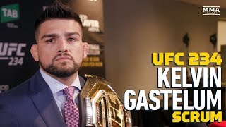 UFC 234: Kelvin Gastelum Declares 'I'm the Champ' After Robert Whittaker's Injur