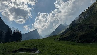 Climbing up to the crater with magnificent Swiss scenery in the background is a wonderful experience