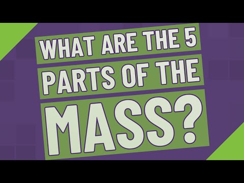 What are the 5 parts of a Mass?