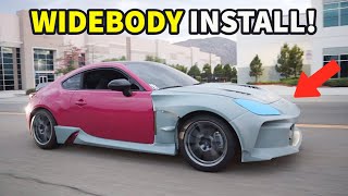 2022 BRZ StreetHunter Widebody Kit Install!