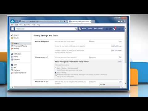 How do I make my Facebook® profile private How do I make my Facebook® profile private