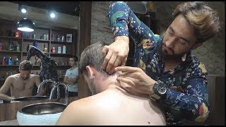 ASMR Turkish Barber Face, Head and Body Massage 293