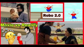 🔥Enthiran(Angry Chitti😡)🔥 // 😂Movie vs Reality😂//2Danimation//Animate with J.D