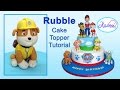 How to make RUBBLE 🐾 Cake Topper - PAW PATROL (English subtitles) || Kaomi Tutoriales