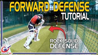 How to play the BLOCK SHOT | Forward Defense | Batting Tutorial
