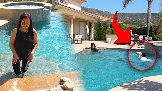 MY DOG DROWNING PRANK!! (MOM FREAKS OUT) | FaZe Rug