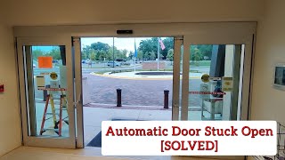 Dorma Automatic Door Stuck Open troubleshooting #repair #automatic #door #accesscontrol