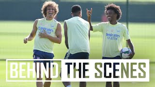 🤣 IF YOU LOSE YOU DO PUSH-UPS! | Behind the scenes at Arsenal training centre