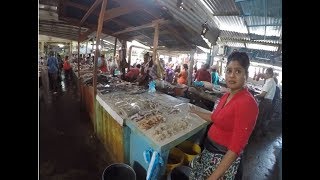 BUNJAL SHRIMP & BAN KARELA # MON REPOS MARKET