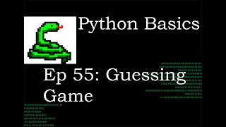 Python Basics Guessing Game