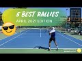 SwingVision Tennis Highlights 🎾 5 Best Rallies of the Month