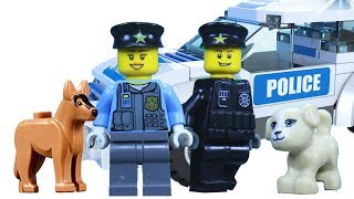Lego Police Chase Thief in Police Car to Save paw pawtrol ! We are the Police