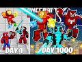 I Survived 1000 Days As SUPERHEROES  In HARDCORE Minecraft! (Full Story)