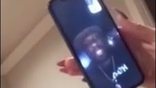 50 CENT RECORED CONVERSATION FACETIMING CELINA POWELL TYRING TO MEET UP