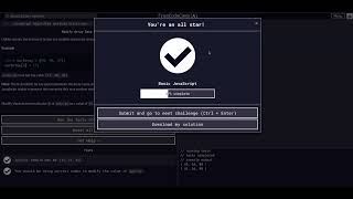 Modify Array Data With Indexes - Free Code Camp Help - Basic Javascript - Algorithms Data Structures