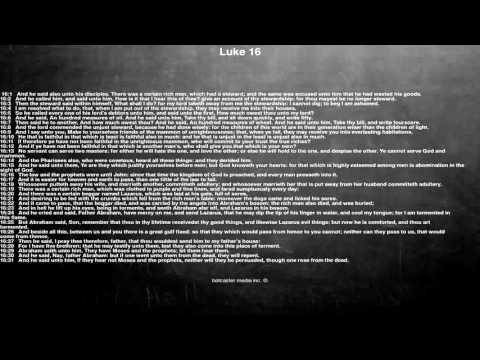 Bible reading, Luke 16, And he said also unto his disciples, There was a certain rich man, which Bible reading, Luke 16, And he said also unto his disciples, There was a certain rich man, which