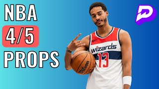 PRIZEPICKS NBA 4/5 PICKS | PLAYER PROPS