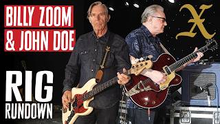 X's Billy Zoom & John Doe Rig Rundown Guitar and Bass Gear Tour