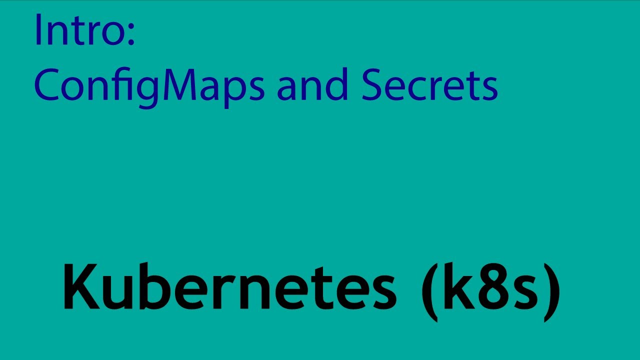 Kubernetes Configmaps Kubernetes Configmaps