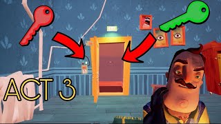 Hello Neighbor Act 3 l Get Double Jump In Just 3 Minutes