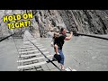 CROSSING PAKISTAN'S DEADLIEST BRIDGE 🇵🇰 | Riding the Hussaini Suspension Bridge Zipline!