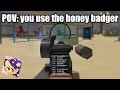 POV: you use the honey badger